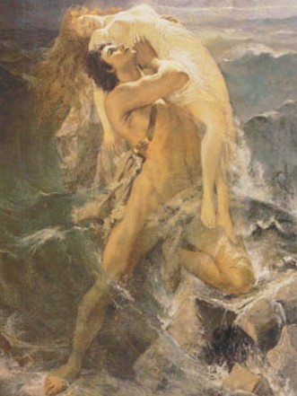 Потоп, или Девкалион, держащий свою жену