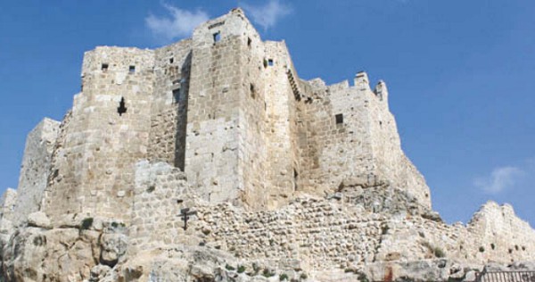 Исмаилитская крепость Масиаф в Сирии
