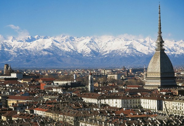 Панорама итальянского города Турина