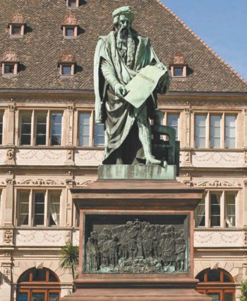 Памятник Иоганну Гутенбергу