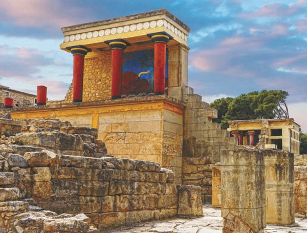 Руины Кносского дворца на Крите