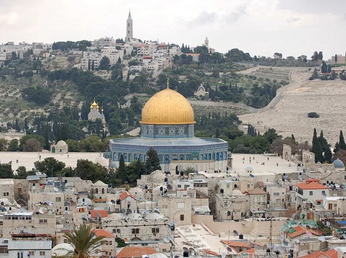 Храмовая гора в современном Иерусалиме