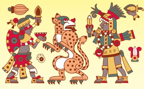 Ягуар считался у ацтеков священным животным