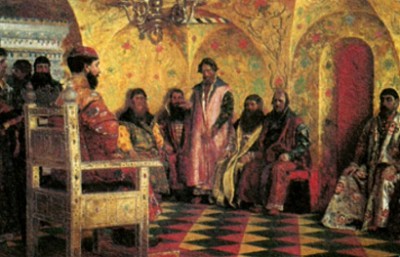 Сидение царя Михаила Федоровича с боярами