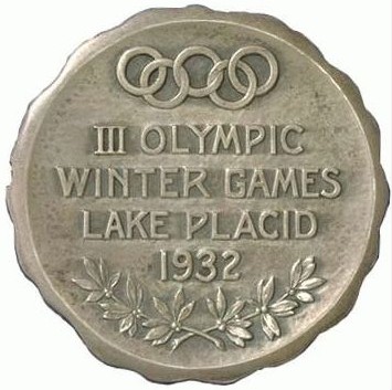 Лейк Плесид 1932: реверс наградной медали