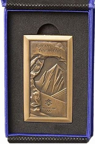 Солт Лейк Сити 2002: реверс памятной медали