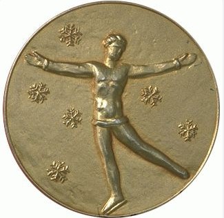 Санкт Моритц 1928: аверс наградной медали