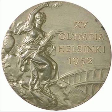 Хельсинки 1952: аверс наградной медали