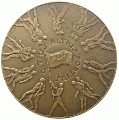 Мельбурн 1956: аверс памятной медали