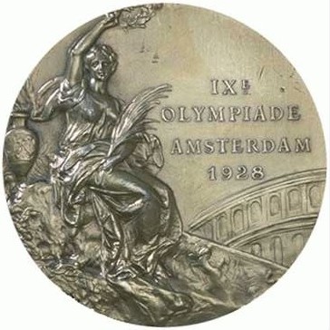 Амстердам 1928: аверс наградной медали