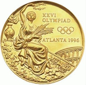 Атланта 1996: аверс наградной медали