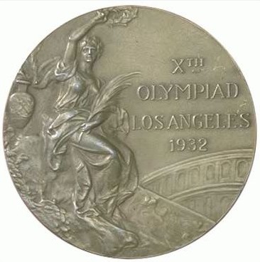 Лос Анджелес 1932: аверс наградной медали