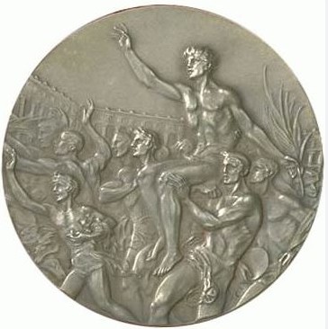 Лос Анджелес 1932: реверс наградной медали