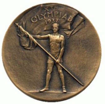 Лос Анджелес 1932: аверс памятной медали