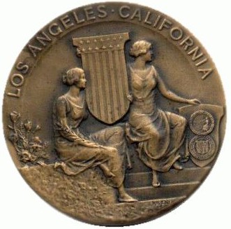 Лос Анджелес 1932: реверс памятной медали