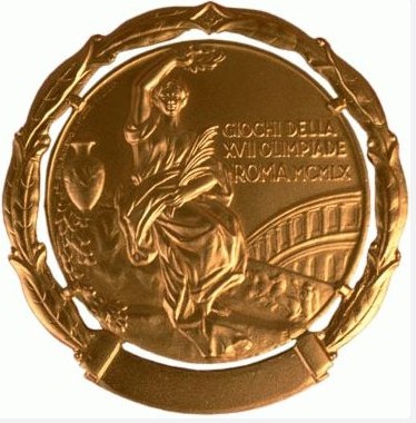 Рим 1960: аверс наградной медали