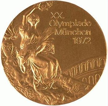 Мюнхен 1972: аверс наградной медали