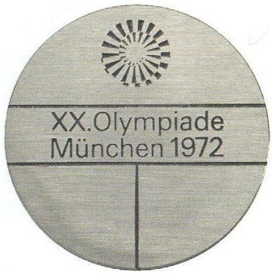 Мюнхен 1972: аверс памятной медали