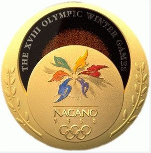 Нагано 1998: аверс наградной медали