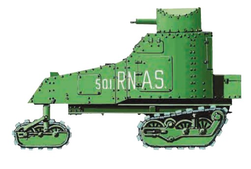 один из первых танков