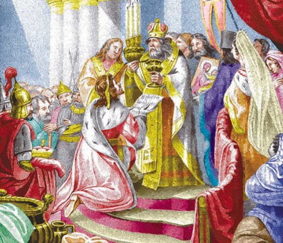 Принятие Владимиром христианской веры и его обручение с царевной Анной. 988 г.