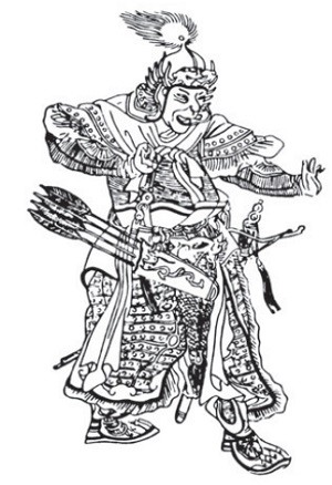 Субэдэй. Средневековый китайский рисунок