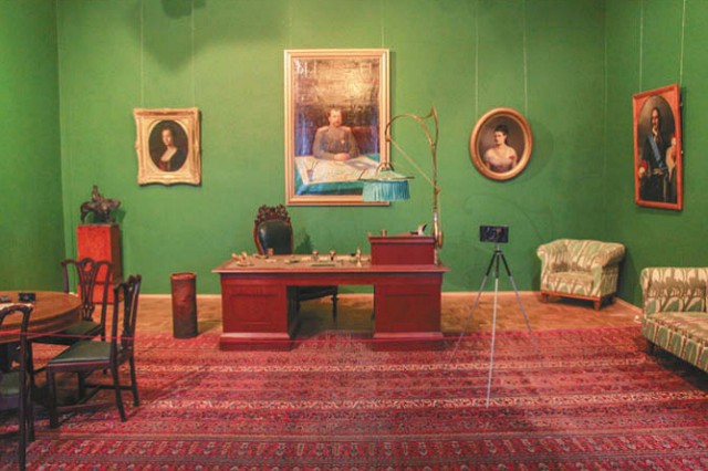 Зеленый кабинет Павла I в Гатчине, Ленинградская область