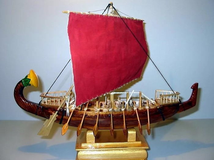 Древнеегипетское судно. Макет