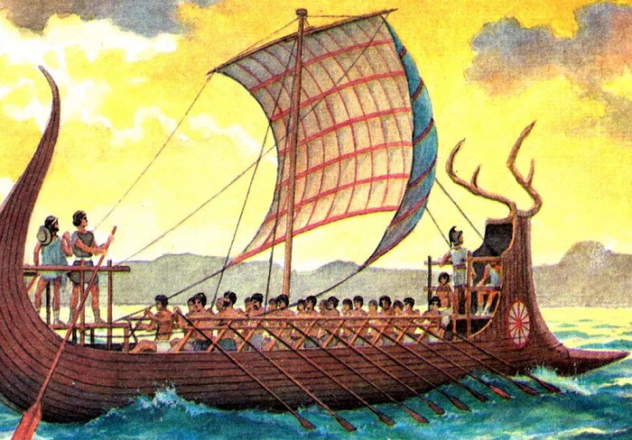Минойский боевой корабль (Древний Крит)