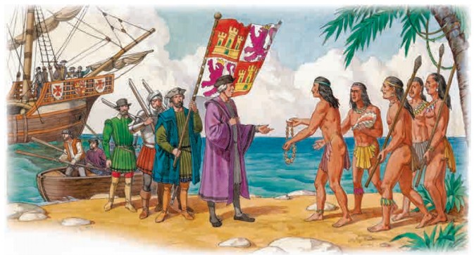 Высадка Христофора Колумба на новых землях