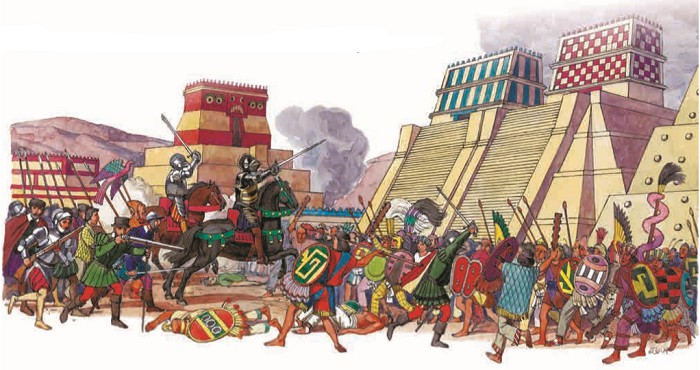 Завоевание ацтеков отрядом Кортеса