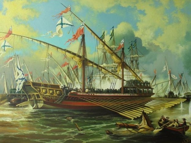 Сражение при Гренгаме 27 июля 1720 г.