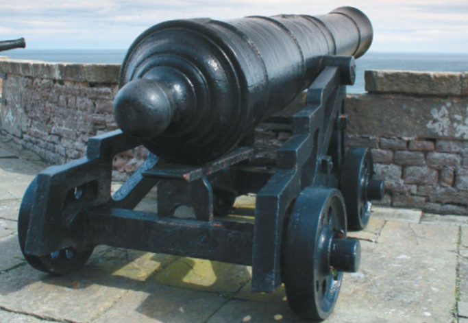 Орудие береговой артиллерии начала XIX в.