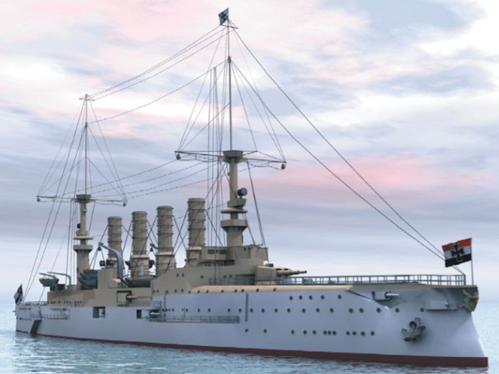 Германский крейсер «Шарнхорст» времен Первой мировой войны