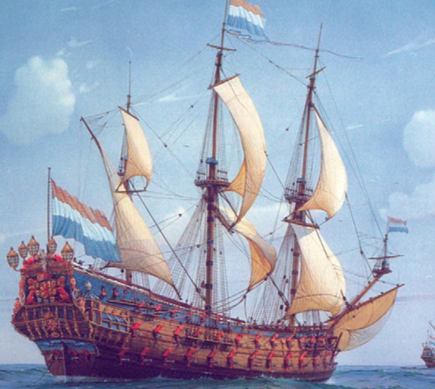 Голландский флагманский линейный корабль «Де Зевен Провинсиен»