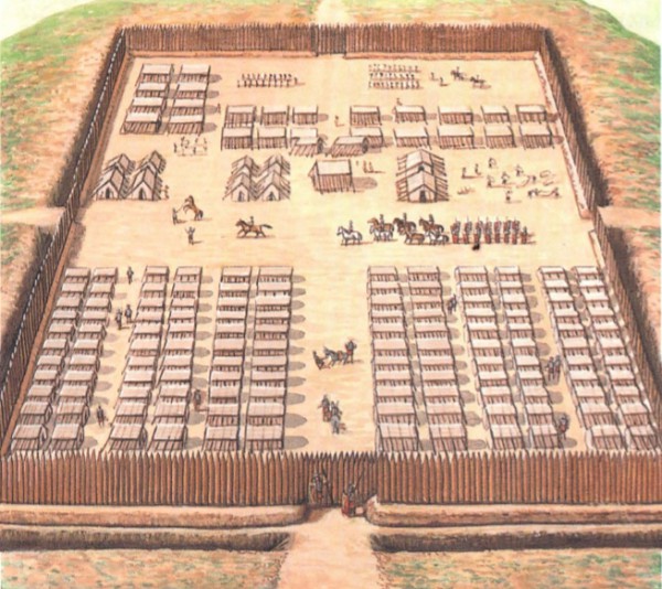 Военный лагерь римлян