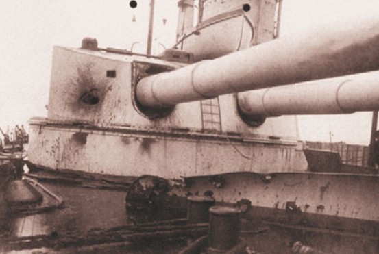 Башня германского крейсера «Зейдлиц»