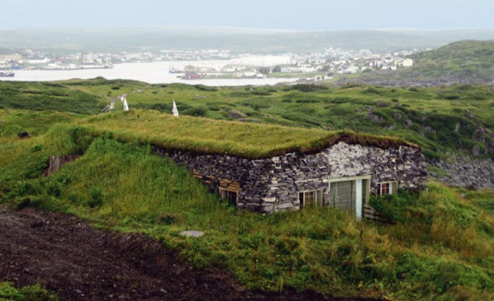 Реконструкция поселения на острове Ньюфаундленд, принадлежавшего, по-видимому, Лейфу Эйриксону 