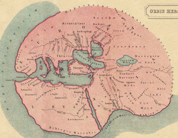 Современная реконструкция карты Геродота