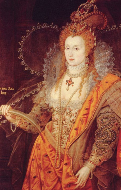 Елизавета I в маскарадном костюме. 1600 г.