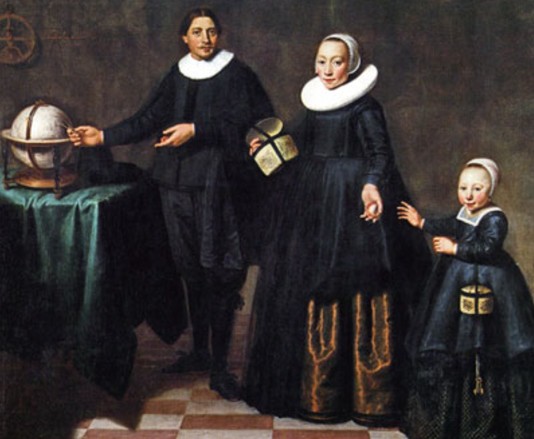 Я. Г. Куйп. Портрет А. Тасмана в кругу семьи. Ок. 1637 г.