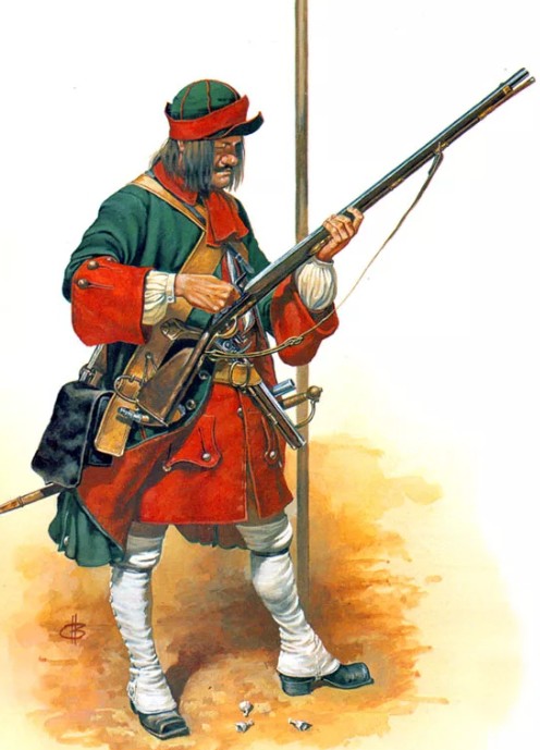 Пикинер Смоленского полка (1715 г.)
