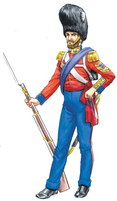 Сержант знаменной группы королевских гренадер