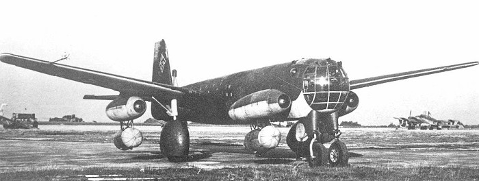 Реактивный бомбер Ju 287