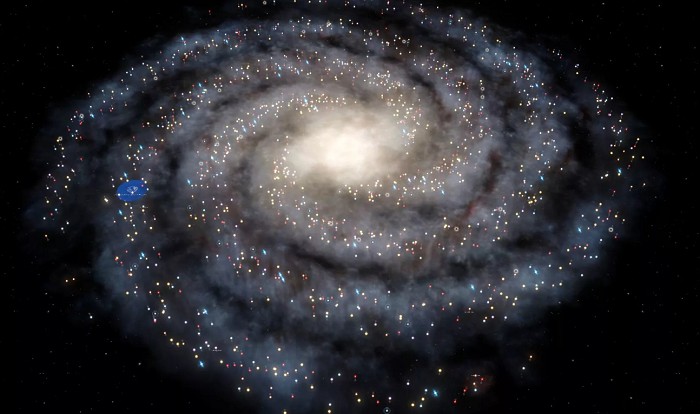 Компьютерная модель нашей Галактики