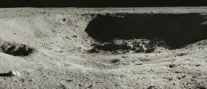 Панорамное фото, сделанное американскими астронавтами во время одного из полетов «Аполло»