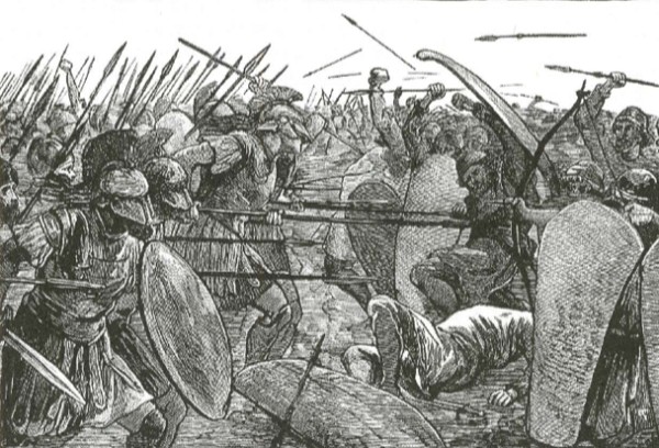 Спартанцы в битве при Платеях