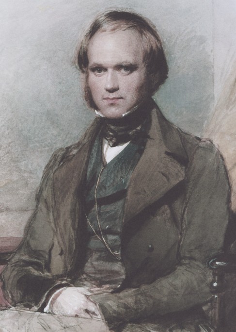 Портрет Чарлза Дарвина в тридцать с небольшим