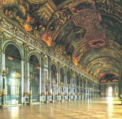 Галерея Зеркал в Версале. 2-я половина XVII в.