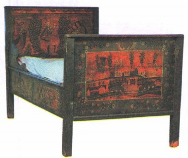 Деревенская кровать. Чехия, конец XVIII в.